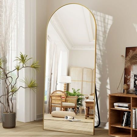 Pinterest Spiegel mit Ständer und Goldrahmen – SALE