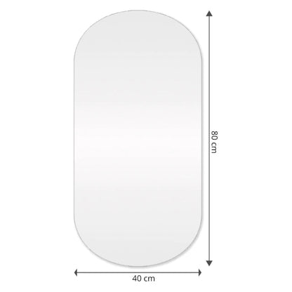 Edição especial – Espelho redondo slim com LED 80 x 40 cm