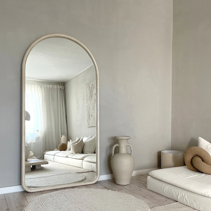 Espelho de corpo inteiro grande com moldura curva  – 190 x 100 cm (Liquidação)