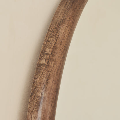 Haus Amora – Grande espelho de corpo inteiro mit geschwungener Holzrahmung (180 cm x 90 cm)**