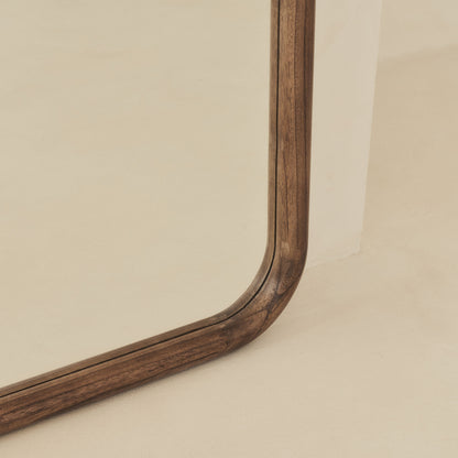 Haus Amora – Grande espelho de corpo inteiro mit geschwungener Holzrahmung (180 cm x 90 cm)**