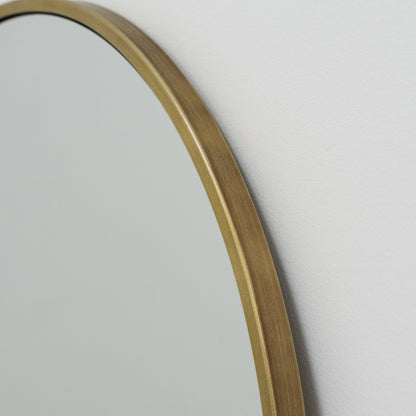 Full Length Dourado Large Arched Metal Mirror arch