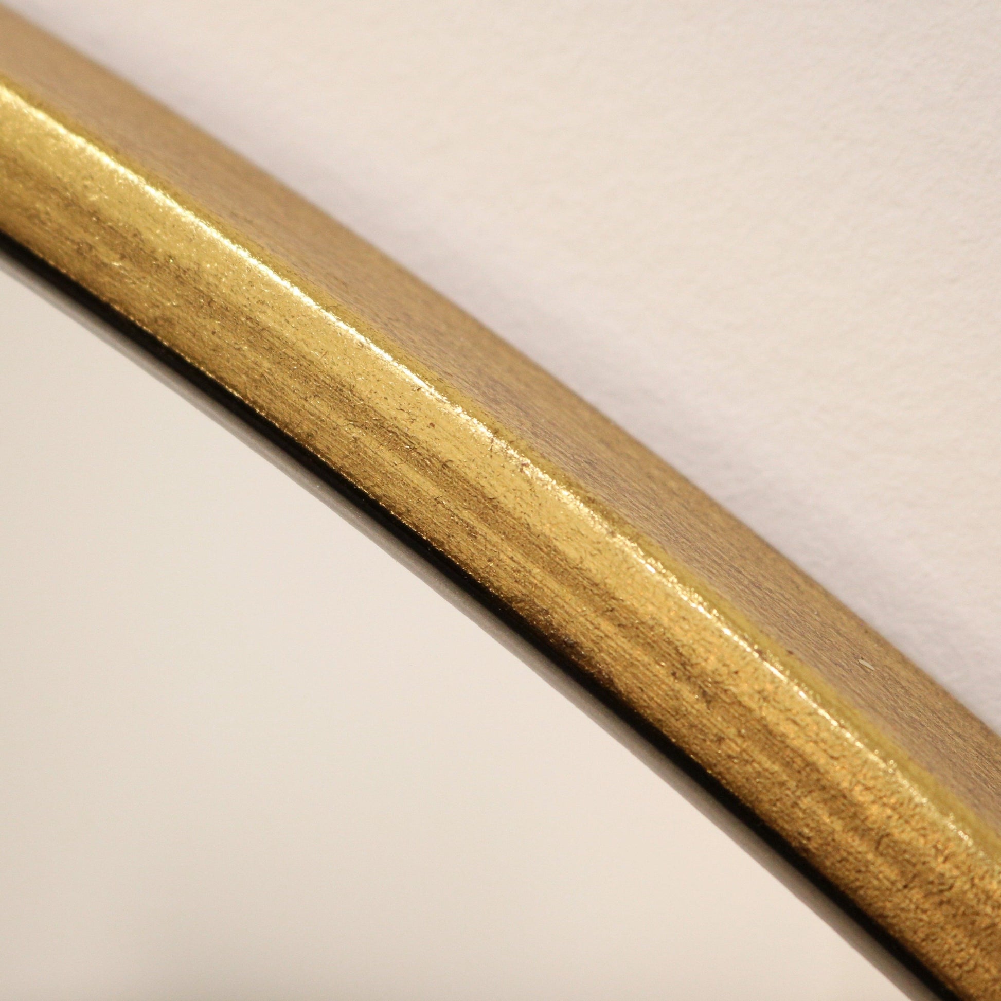 Dourado Full Length Arched Metal Mirror detail shot of frame design