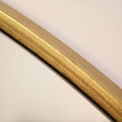 Dourado Full Length Arched Metal Mirror detail shot of frame design