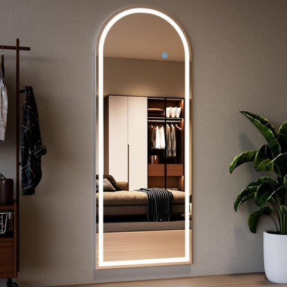 Espelho estilo Pinterest com LED touch – Polido 170 × 70 cm – Liquidação total